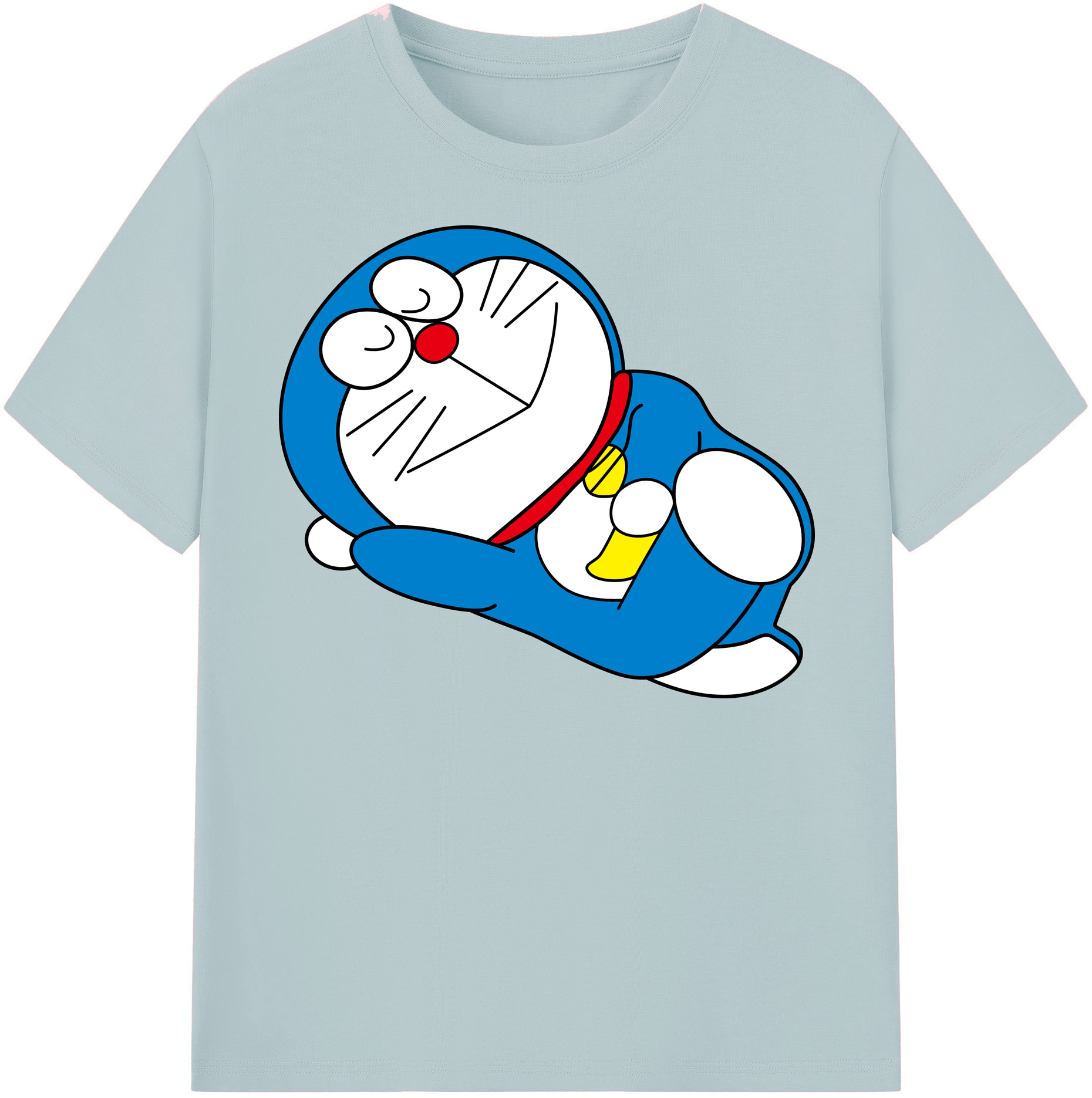 （画像用） ドラえもん Doraemon 綿100％半袖Tシャツ（フロントプリント）